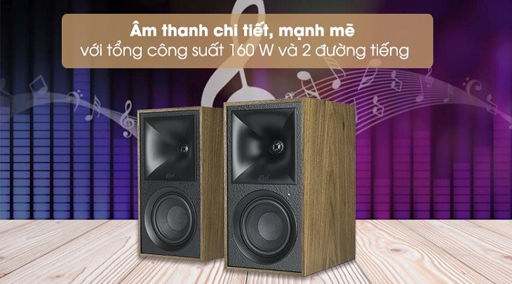 Loa Klipsch The Fives có công suất và độ nhạy cao hơn so với dòng The Sixes