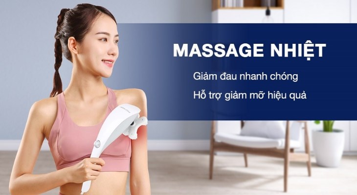 Chức năng massage nhiệt hồng ngoại giúp cải thiện chất lượng giấc ngủ và hỗ trợ tuần hoàn máu cho người lớn tuổi