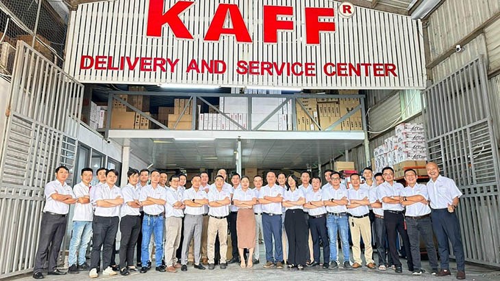 Kaff là thương hiệu gia dụng nổi tiếng của Đức, có đội ngũ nhân viên giàu kinh nghiệm đảm bảo sản xuất sản phẩm chất lượng