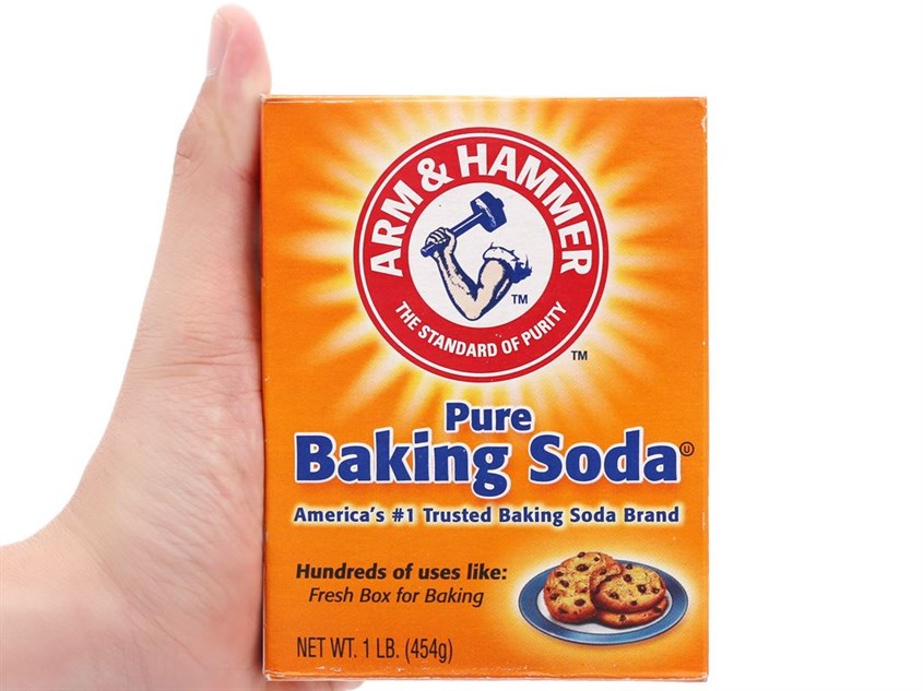 Baking soda an toàn với thực phẩm.