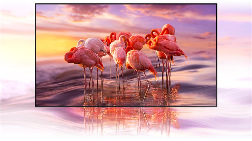 Smart Tivi QLED 4K 65 inch Samsung QA65Q60C  có độ phân giải 4K (Ultra HD) sắc nét với mật độ điểm ảnh cao, tái hiện các thước phim sống động, chi tiết.