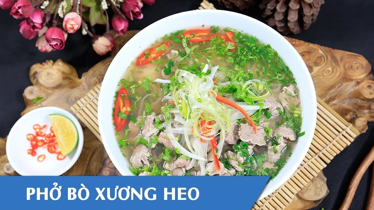 2 cách nấu phở heo