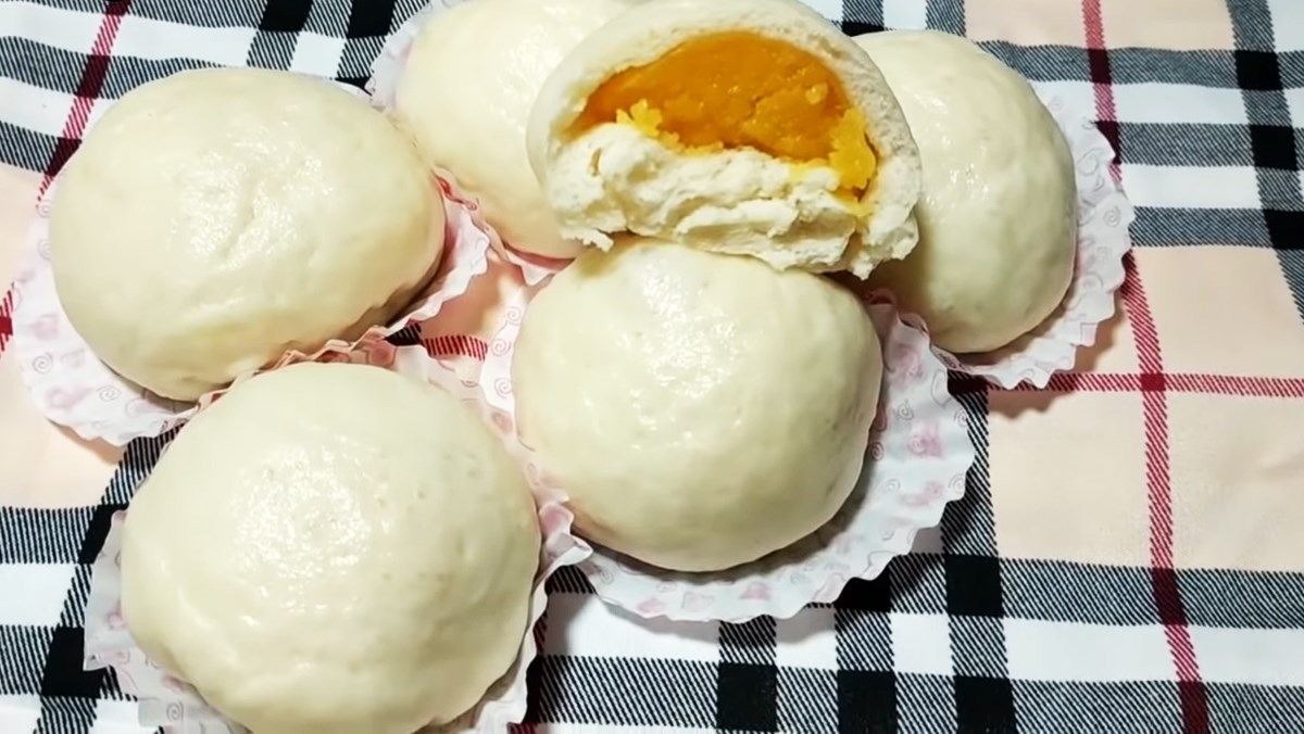 Bánh bao nhân phô mai sữa