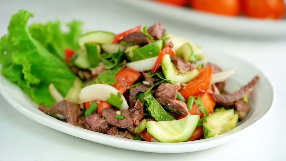 3 cách làm salad thịt bò