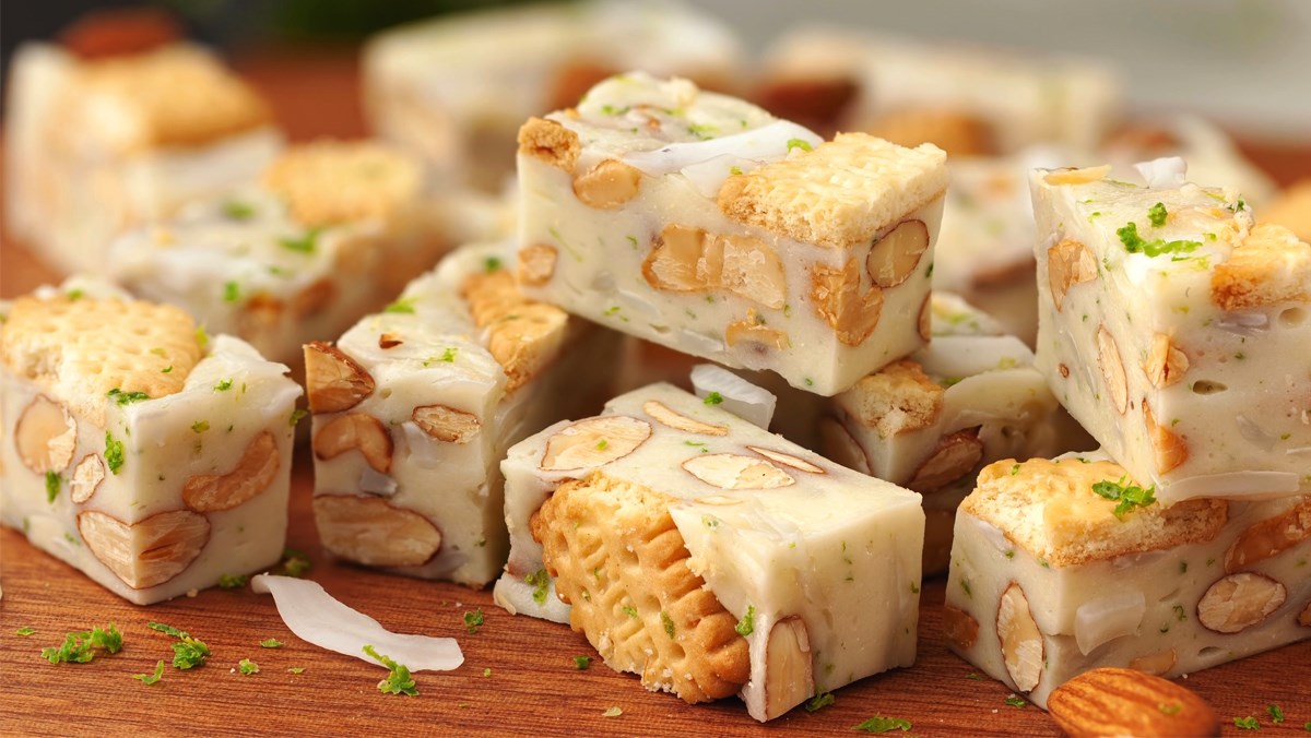 Kẹo Nougat chanh sữa dừa