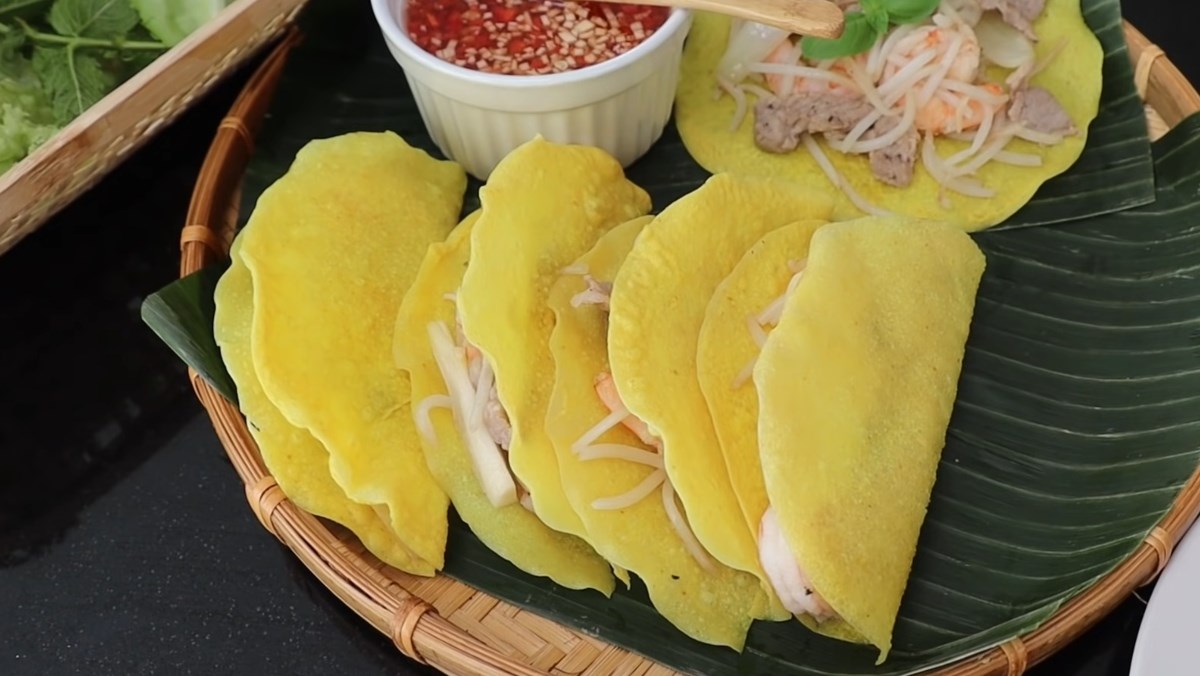 Bánh xèo bằng bánh tráng