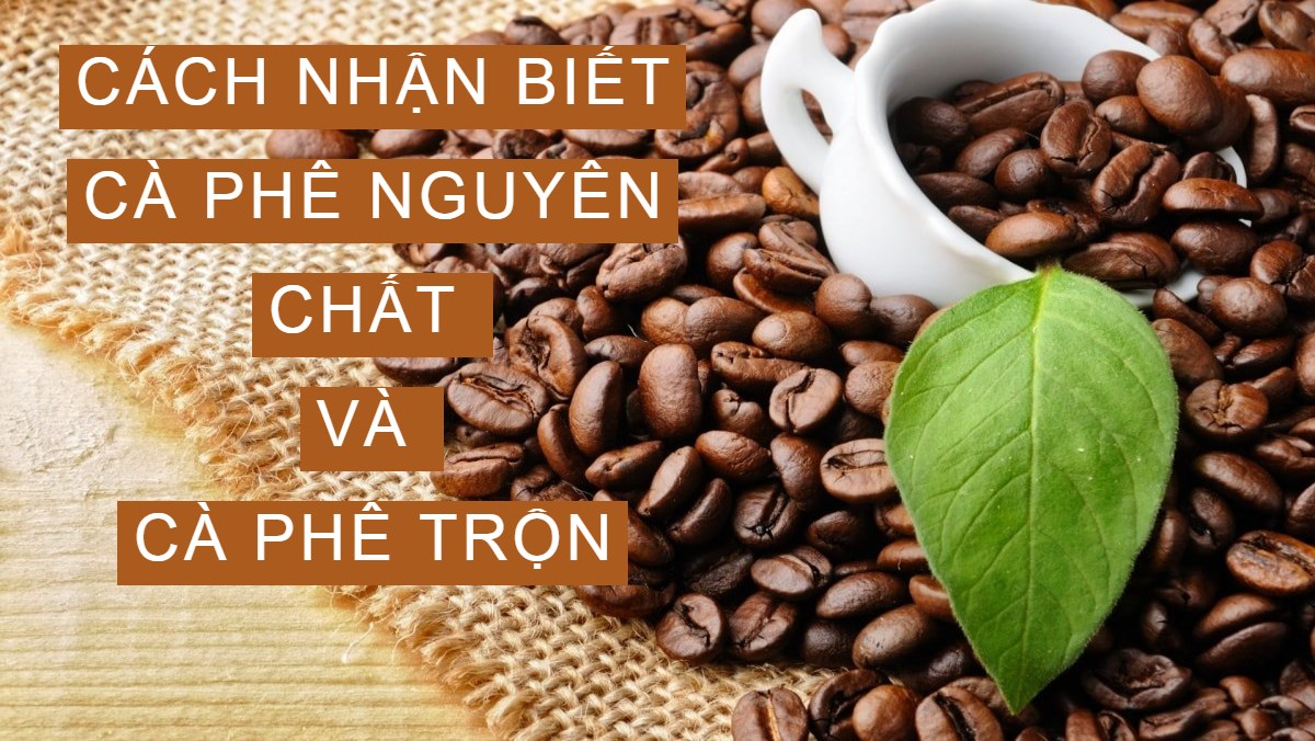 Cách nhận biết cà phê nguyên chất và cà phê trộn