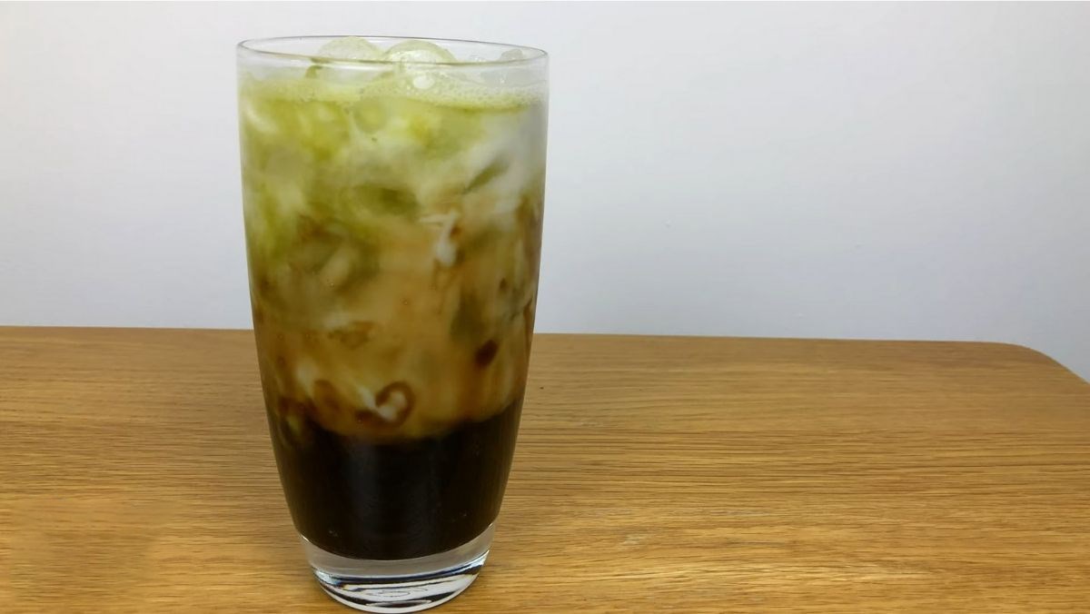 Sữa tươi matcha trân châu đường đen