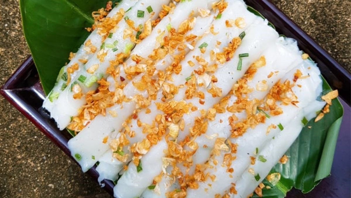 Bánh mướt bằng bột gạo