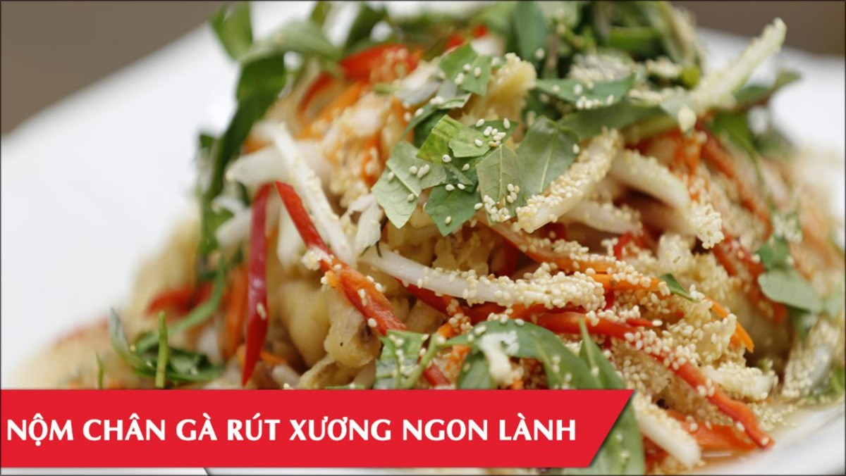 Gỏi chân gà rút xương