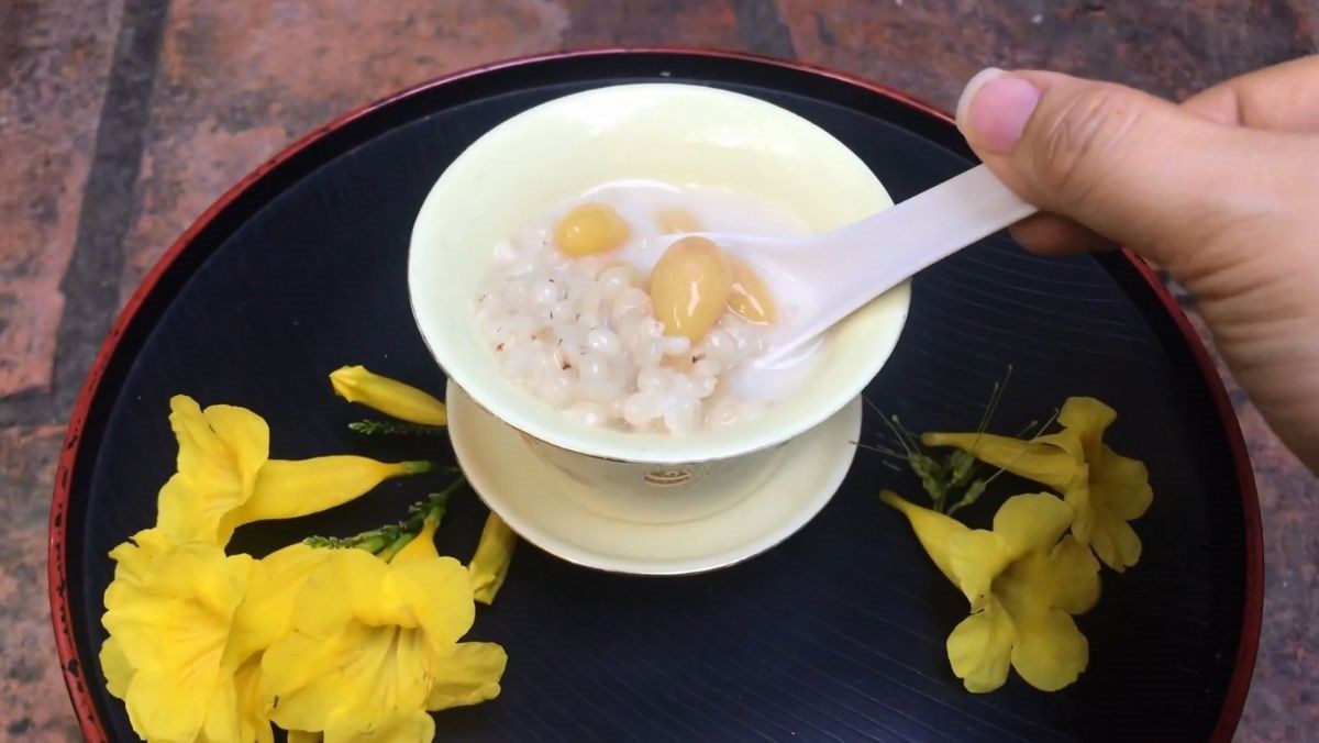 Chè bo bo bạch quả