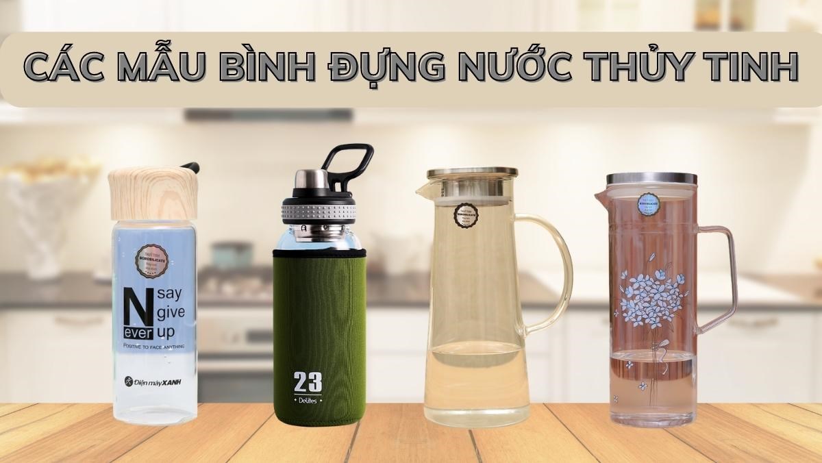 Bình đựng nước thủy tinh