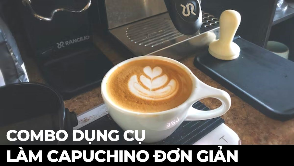 Combo 6 dụng cụ làm Capuchino