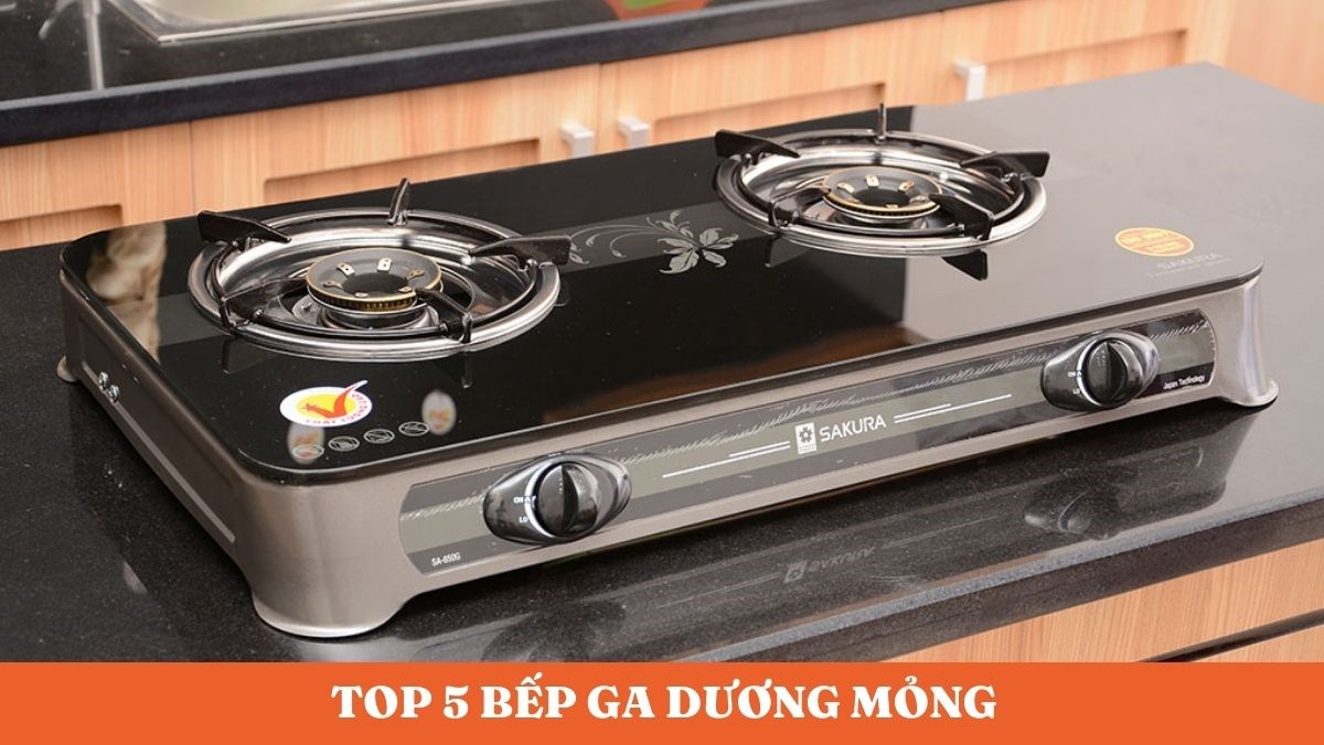 Các mẫu bếp ga dương mỏng