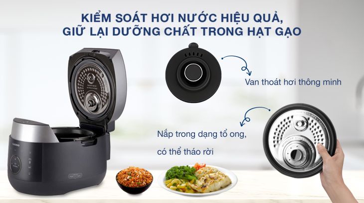 Nồi cơm áp suất cao tần Cuckoo 1.8 lít có nhiều chức năng đặc biệt, giá thành cao