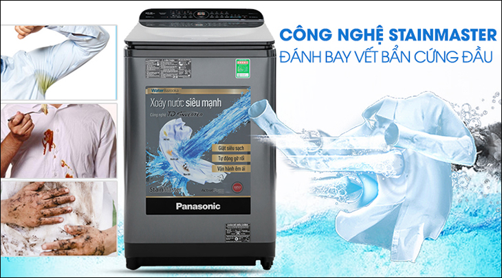 Công nghệ giặt StainMaster - Máy giặt Panasonic