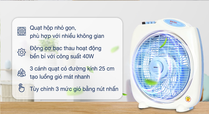 Quạt hộp Senko BD1012