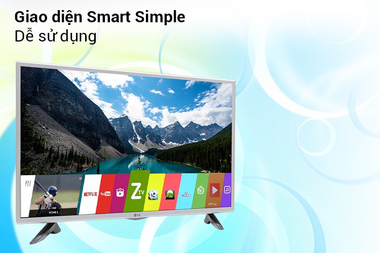 Giao diện Smart Simple trên Internet tivi LG