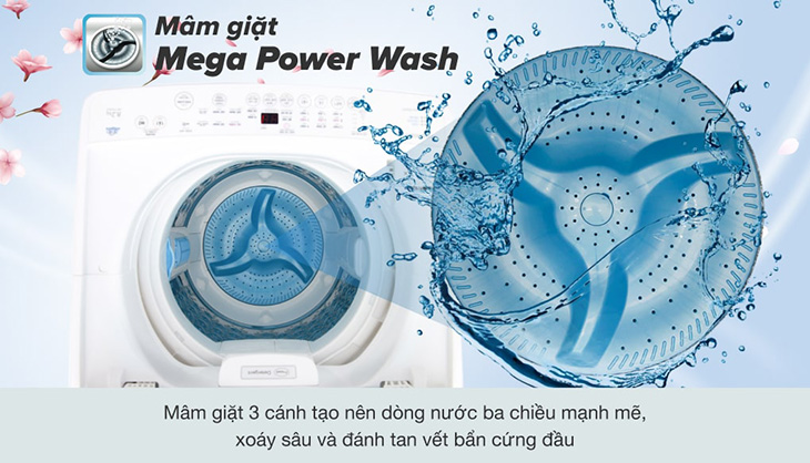 Mâm giặt Mega Power Wash
