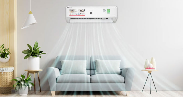 Máy lạnh Sharp Inverter 1 HP AH-XP10YMW sở hữu thiết kế mới, phù hợp với mọi không gian