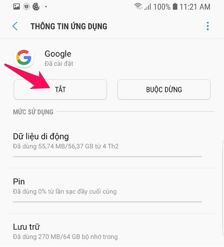 Cách tắt các dịch vụ chạy nền của Google