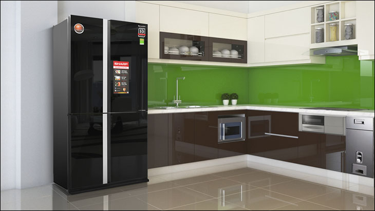 Tủ lạnh Sharp Inverter 605 lít SJ-FX688VG-BK