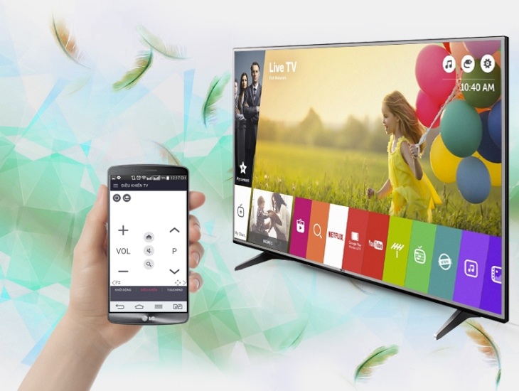 Điều khiển tivi bằng ứng dụng LG TV Plus