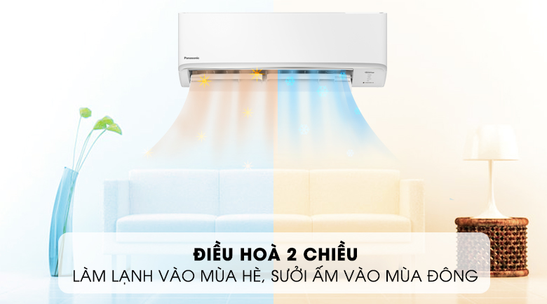 Máy lạnh 2 chiều Panasonic Inverter 1 HP CU/CS-YZ9WKH-8