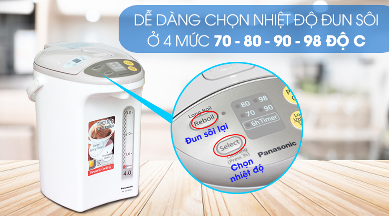 Chọn bình thủy điện có khả năng giữ ấm lâu