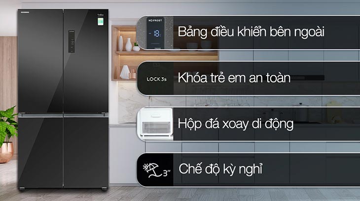 Tủ lạnh Beko có nhiều tiện ích đi kèm