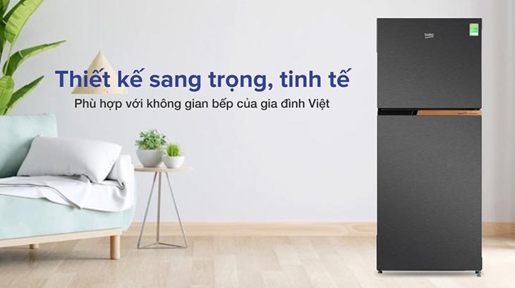 Tủ lạnh Beko có thiết kế hiện đại, tinh tế