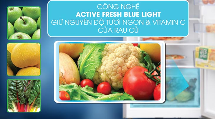 Công nghệ ánh sáng xanh Active Blue Light của tủ lạnh Beko