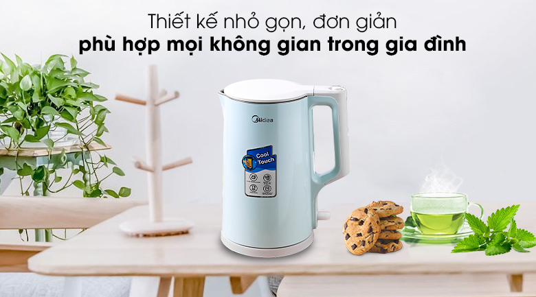 Bình đun siêu tốc Midea MK-17DG có thiết kế đa dạng và độc đáo