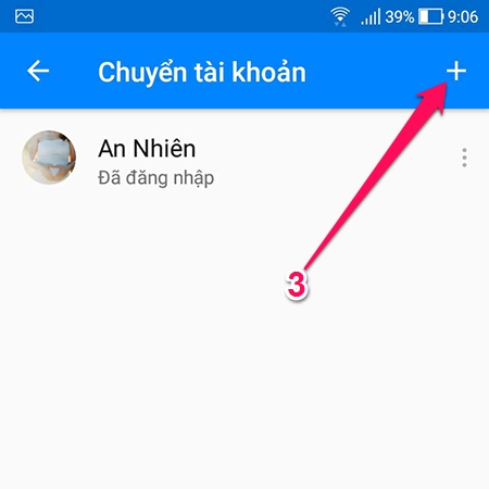 Cách đăng nhập nhiều tài khoản Facebook Messenger trên điện thoại