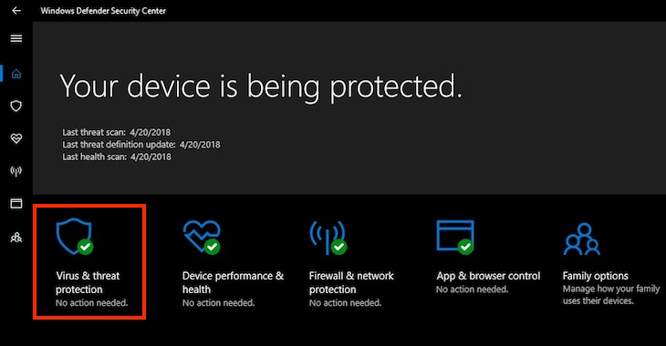 Hướng dẫn diệt virus trên máy tính bằng Windows Defender