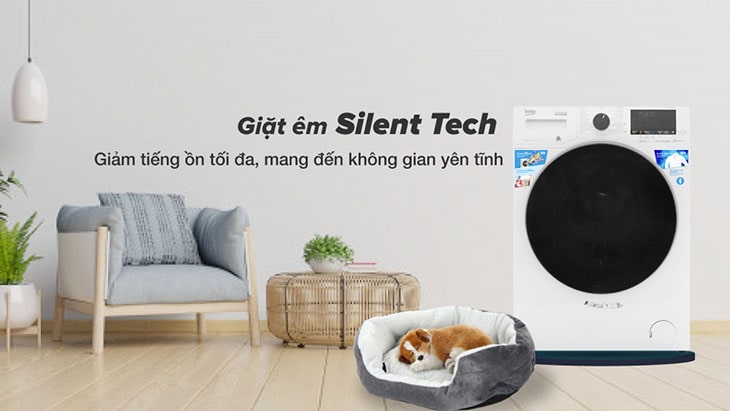 Silent Tech-Các công nghệ mới trên máy giặt Beko