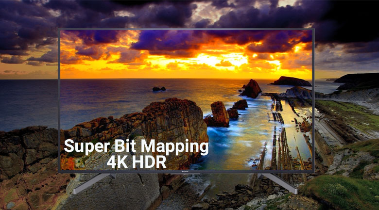 Công nghệ Super Bit Mapping 4K HDR trên tivi Sony 2018