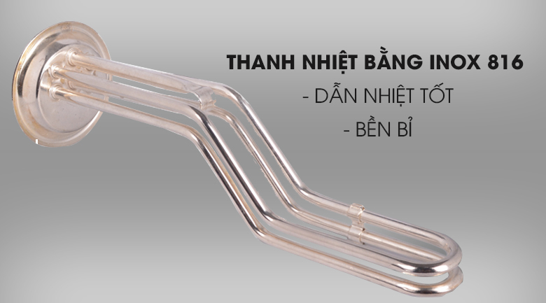 Cách điện cao và dẫn nhiệt tốt với thanh nhiệt inox 816