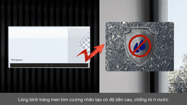 Kháng khuẩn với lòng bình tráng kim cương nhân tạo