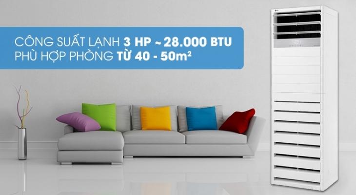 Máy lạnh Tủ đứng LG Inverter 3 HP APNQ30GR5A4 