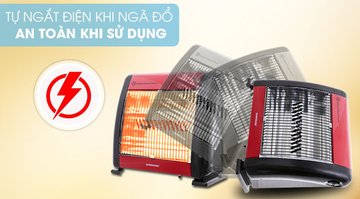 Quạt sưởi hồng ngoại Sunhouse SHD7013