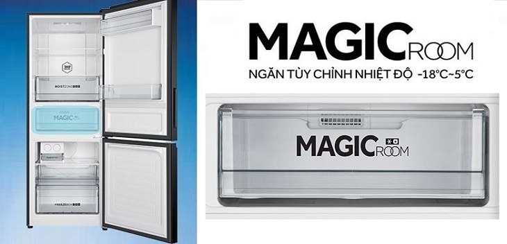Ngăn Magic Room -18 đến 5 độ trên tủ lạnh Aqua là gì?