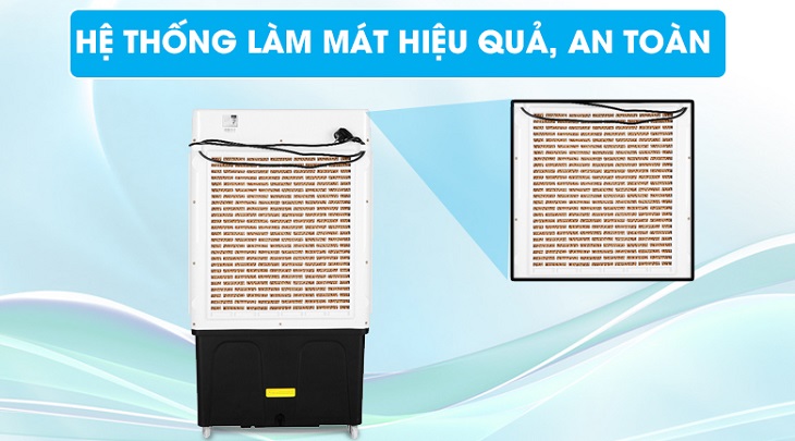 Hệ thông làm mát của quạt điều hòa Midea hiệu quả, an toàn được nhiều người tin dùng