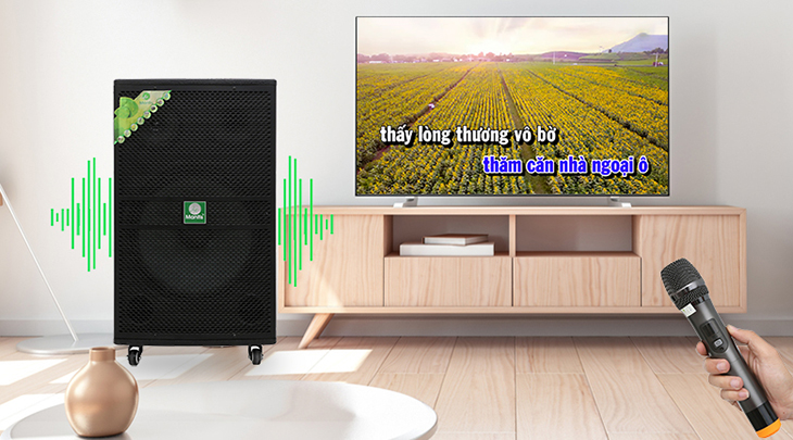 Thỏa thích hát karaoke bằng loa Mantis