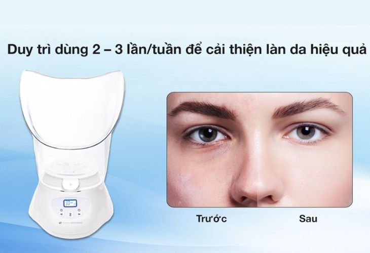 Máy xông hơi mặt và mũi ion nóng Rio FSTE2-EU giúp bạn có làn da hoàn hảo hơn