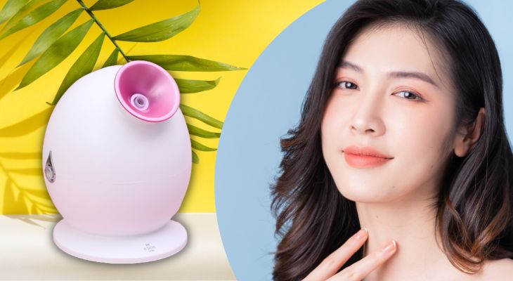 Máy xông hơi mặt nano nóng K.SKIN KD233 cho bạn làn da sạch mụn