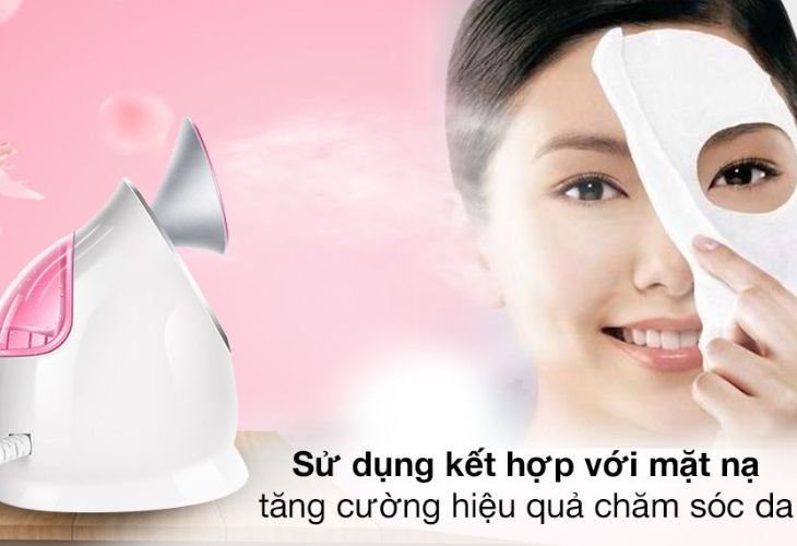 Máy xông hơi mặt giúp tăng khả năng hấp thụ dưỡng chất