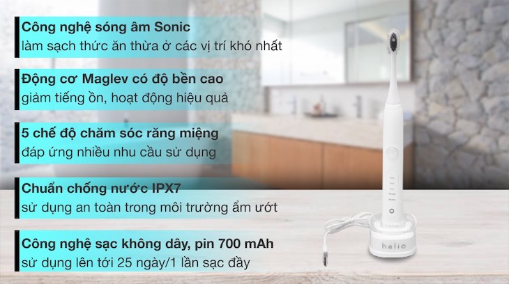 Sử dụng bàn chải công nghệ sóng âm phù hợp cho bé