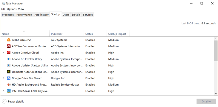 Mở Task Manager