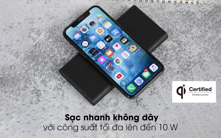 Pin sạc dự phòng không dây Polymer 10.000 mAh Type C Xiaomi Mi Wireless Power Bank Essential